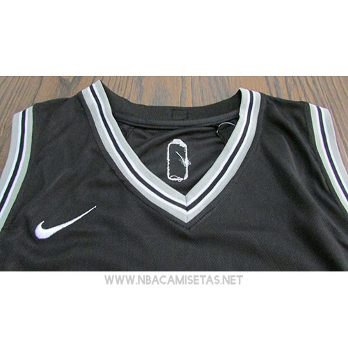 Camiseta Nino San Antonio Spurs Kawhi Leonard NO 2 2017-18 Negro